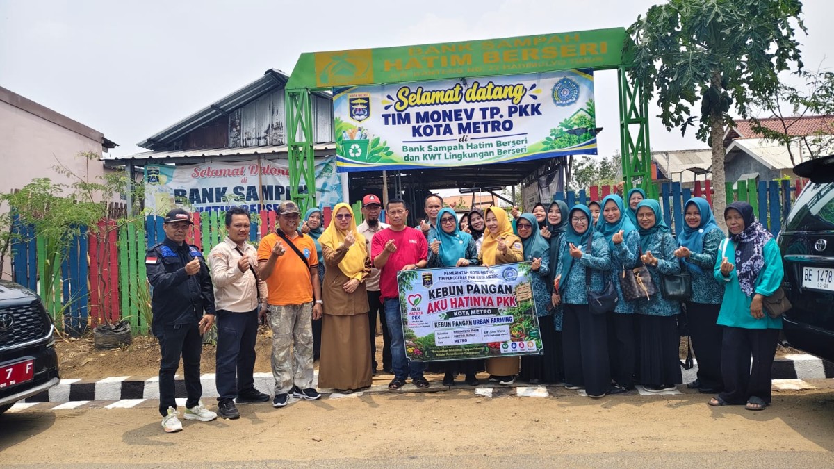 Selasa 20 Oktober 2026 kegiatan Monitoring dan Evaluasi Pelaksanaan Kegiatan Kebun Pangan di Kelurahan Yosomulyo dan Kelurahan Hadimulyo Timur